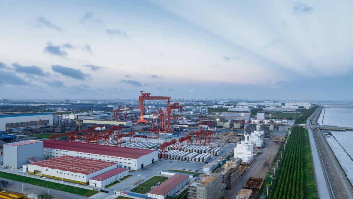Large shipyard